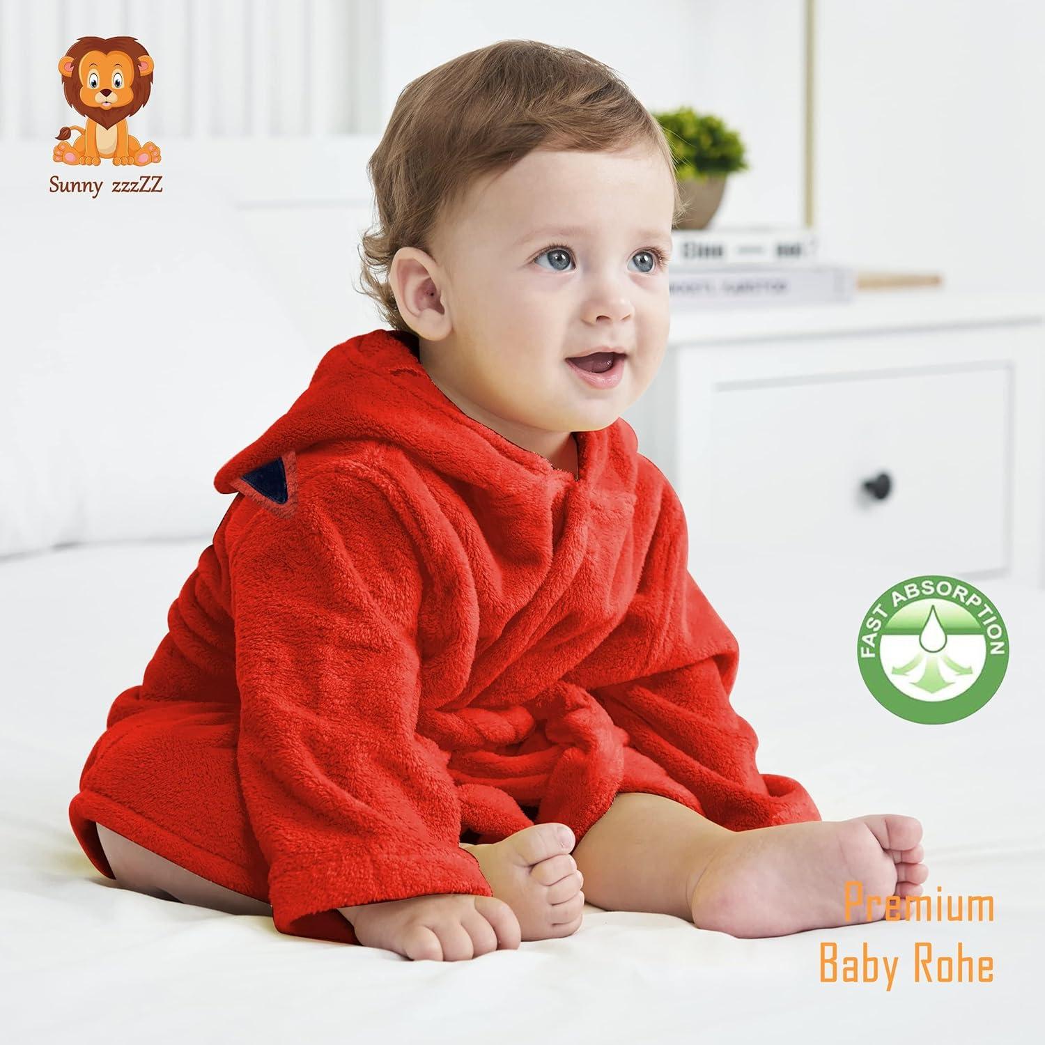 Bata de Peluche para Bebé Unisex Sunny zzzZZ 2 Piezas 0-9 Meses