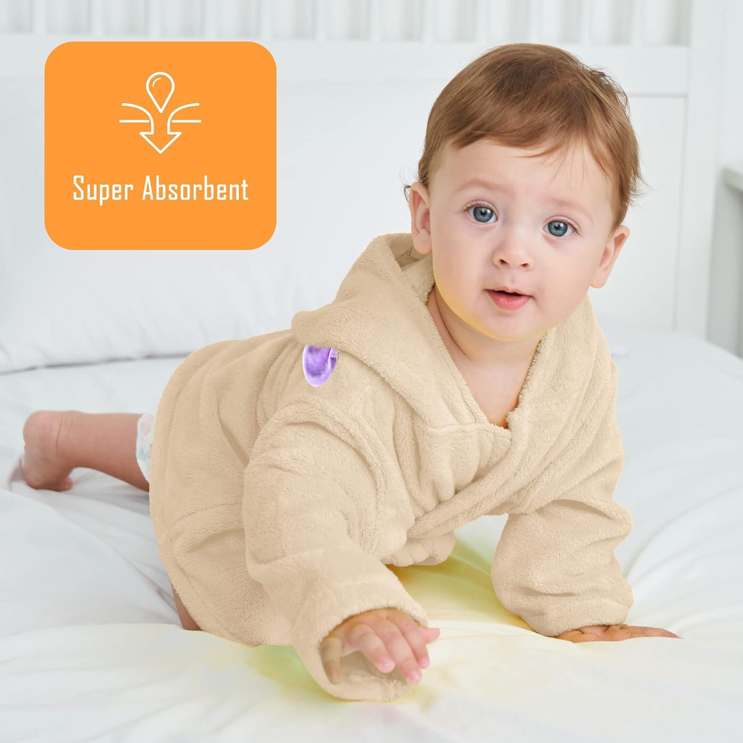 Bata de Peluche para Bebé Unisex Sunny zzzZZ 2 Piezas 0-9 Meses