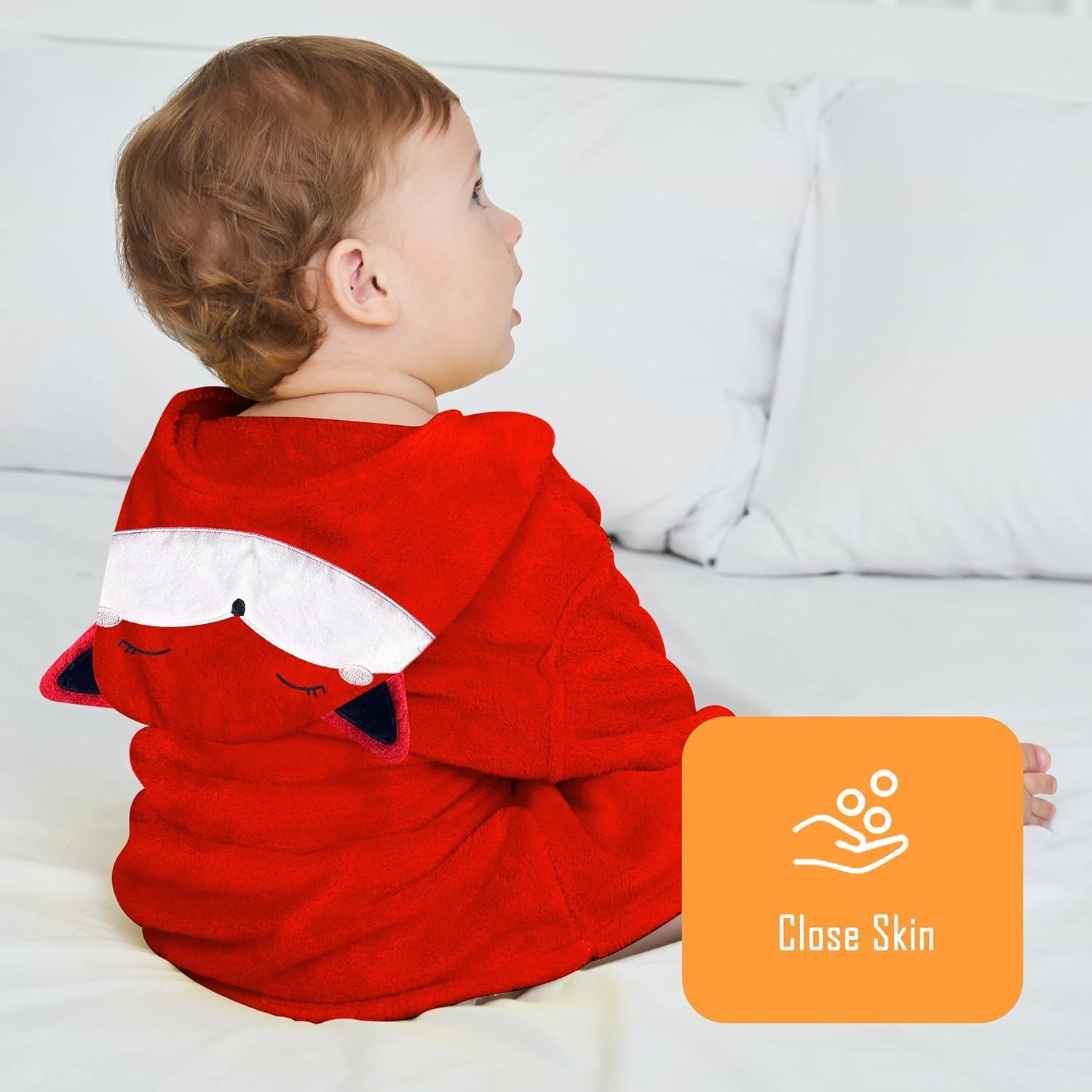 Bata de Peluche para Bebé Unisex Sunny zzzZZ 2 Piezas 0-9 Meses