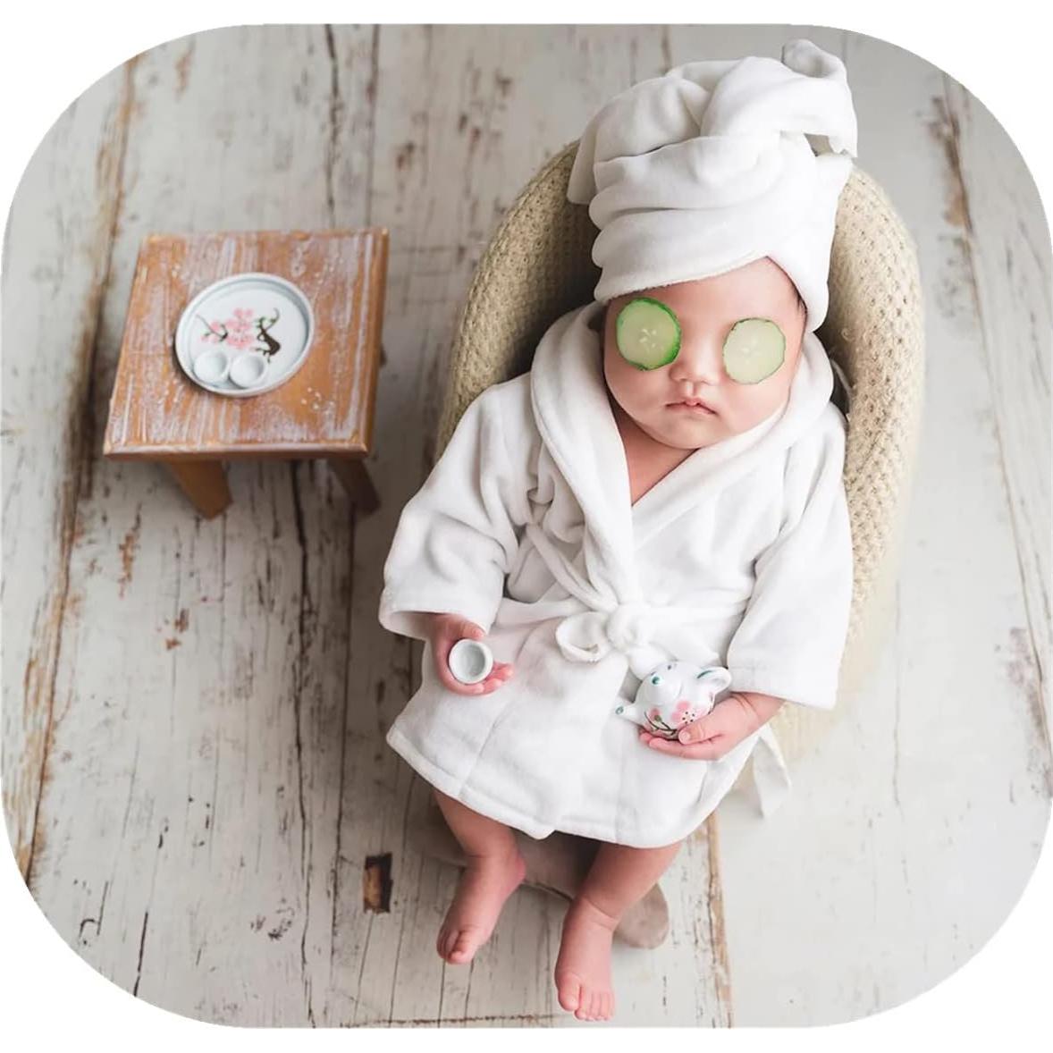 Conjunto de Accesorios para Fotografía de Bebés Recién Nacidos - Coberllus