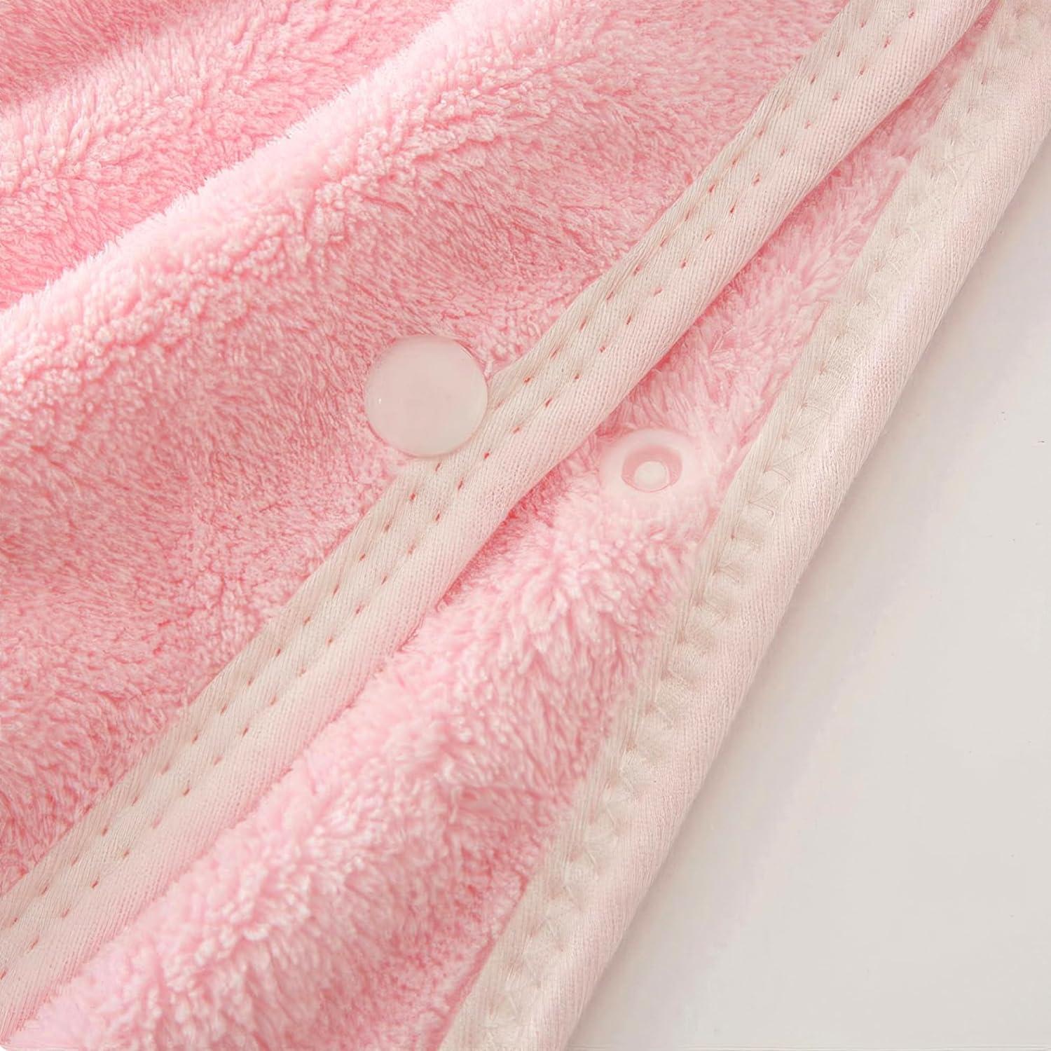 Poncho de Toalla con Capucha Unicornio Rosa ARNUAETY 130x70cm
