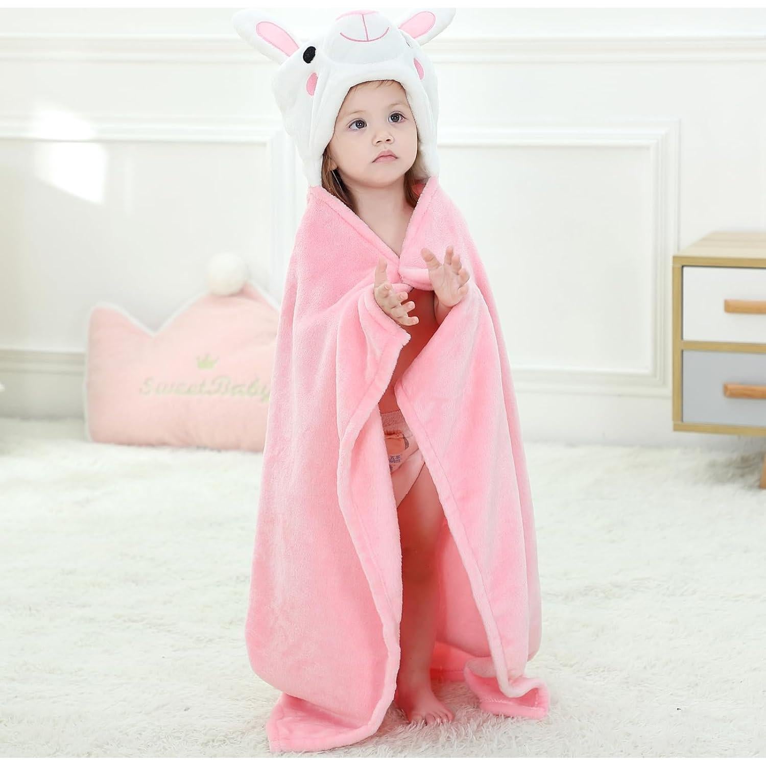 Toalla con Capucha para Bebés Arkwida Conejo 127x102 cm