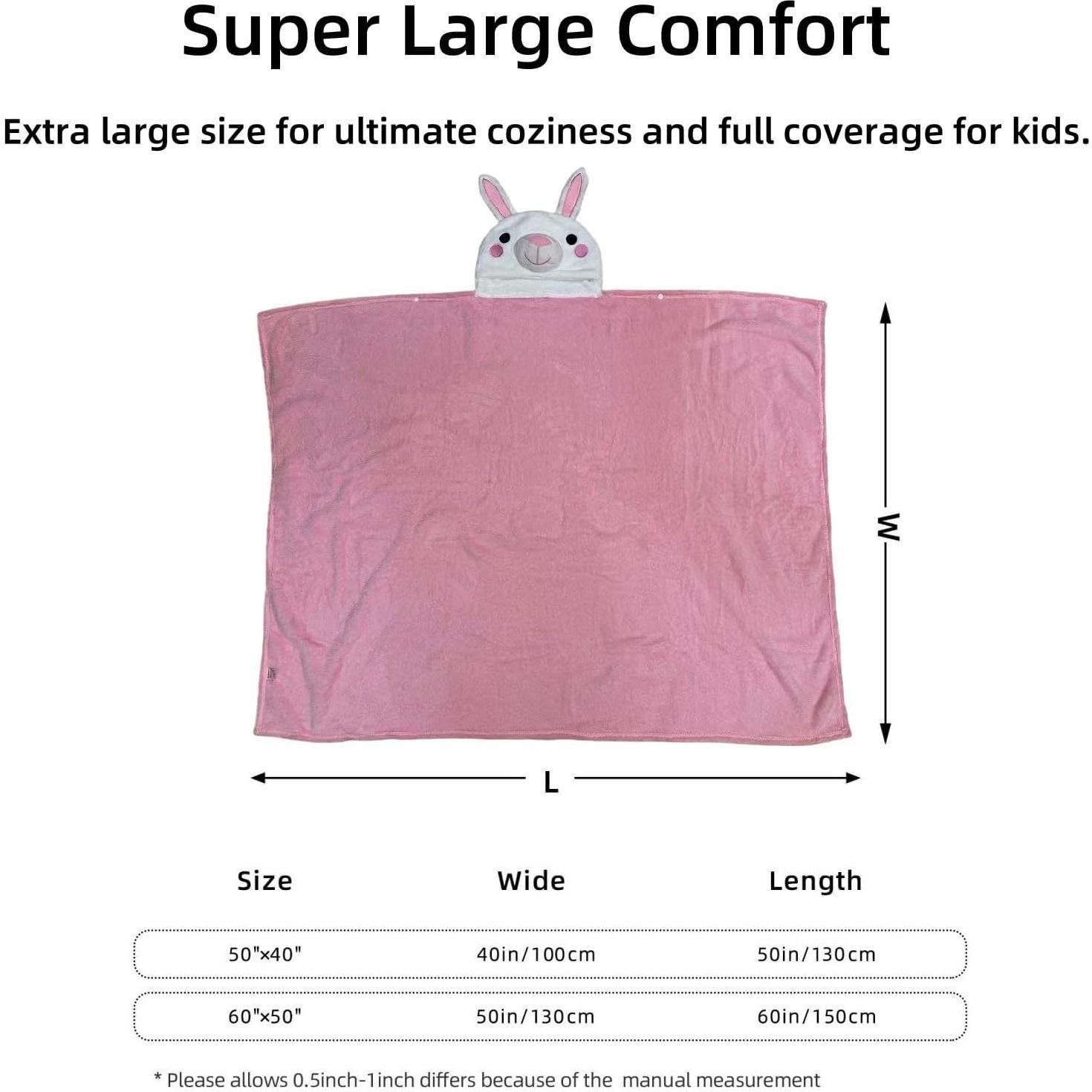 Toalla con Capucha para Bebés Arkwida Conejo 127x102 cm