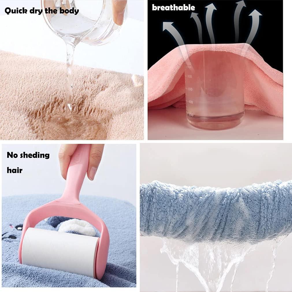 Toalla de Baño con Capucha Premium CLOHO Azul 70x140cm