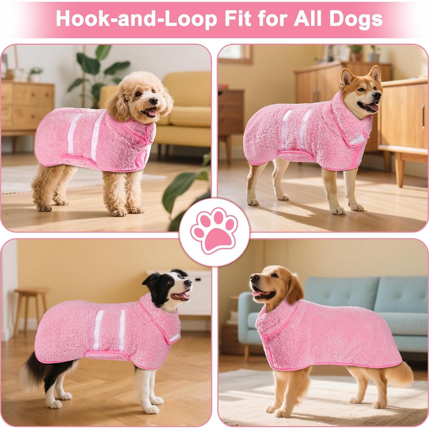 Bata de baño para perros Unicorn Catcher S-XXL absorbente