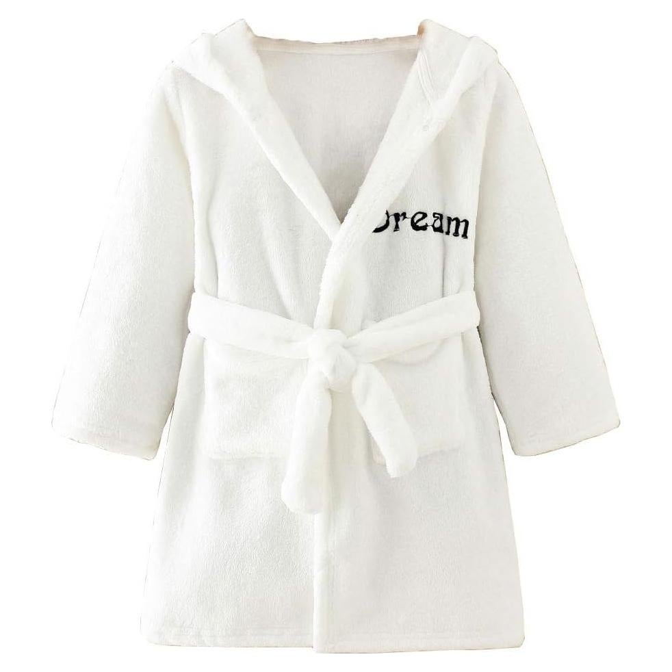 Bata de baño unisex para bebés 100-130cm - Franela suave