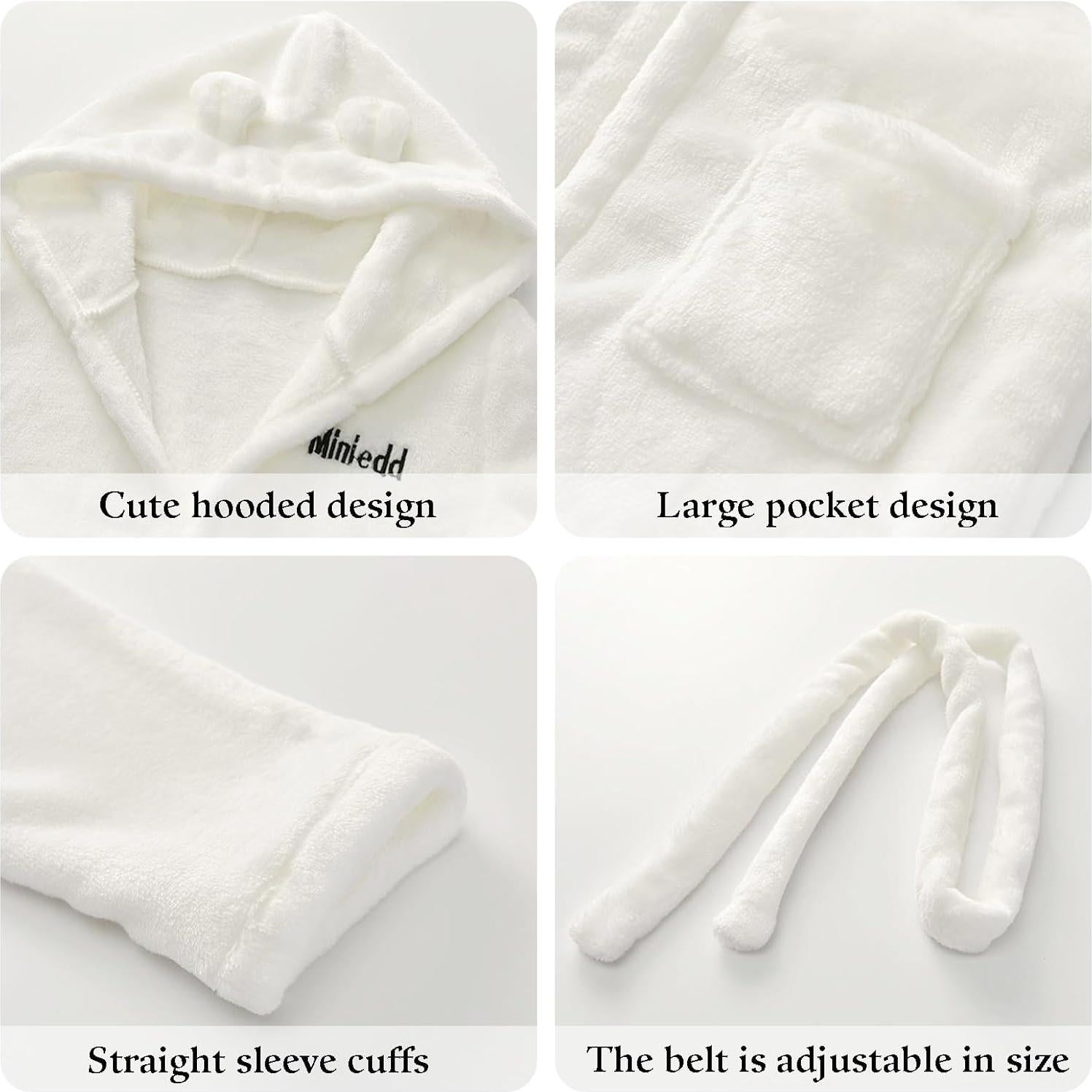 Bata de Franela Personalizada para Bebés y Niños BUGMKCS