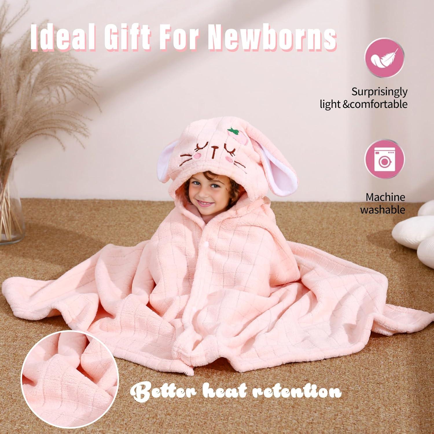 Juego de Toallas con Capucha Hushlibaby 70x140cm Animales