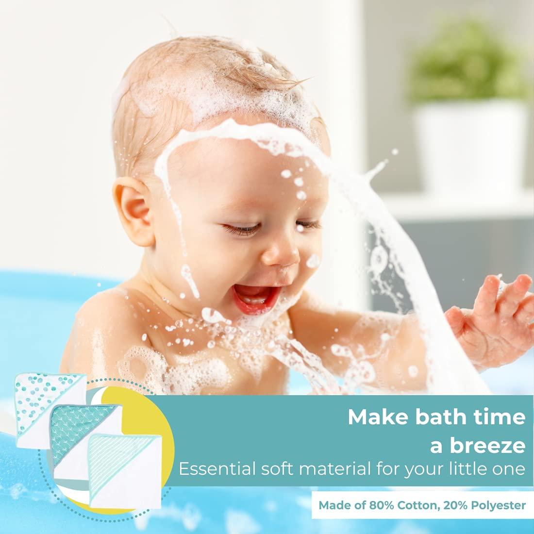 Juego de Toallas con Capucha y Paños de Baño Spasilk 23 Piezas