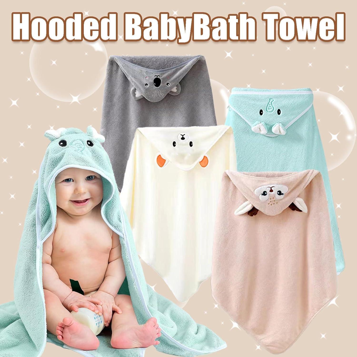 Toallas con Capucha Hushlibaby 4Pack Animales 80x80 cm