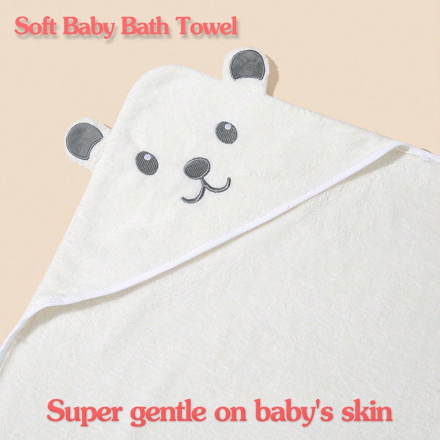 Juego de 2 Toallas con Capucha BEFACL 80x80 cm Ultra Absorbentes