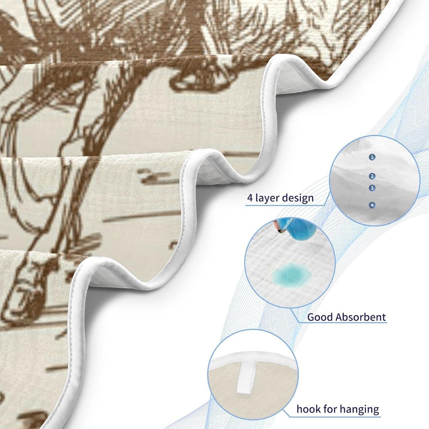 Toalla con Capucha para Bebé WELLDAY Algodón 76x76 cm