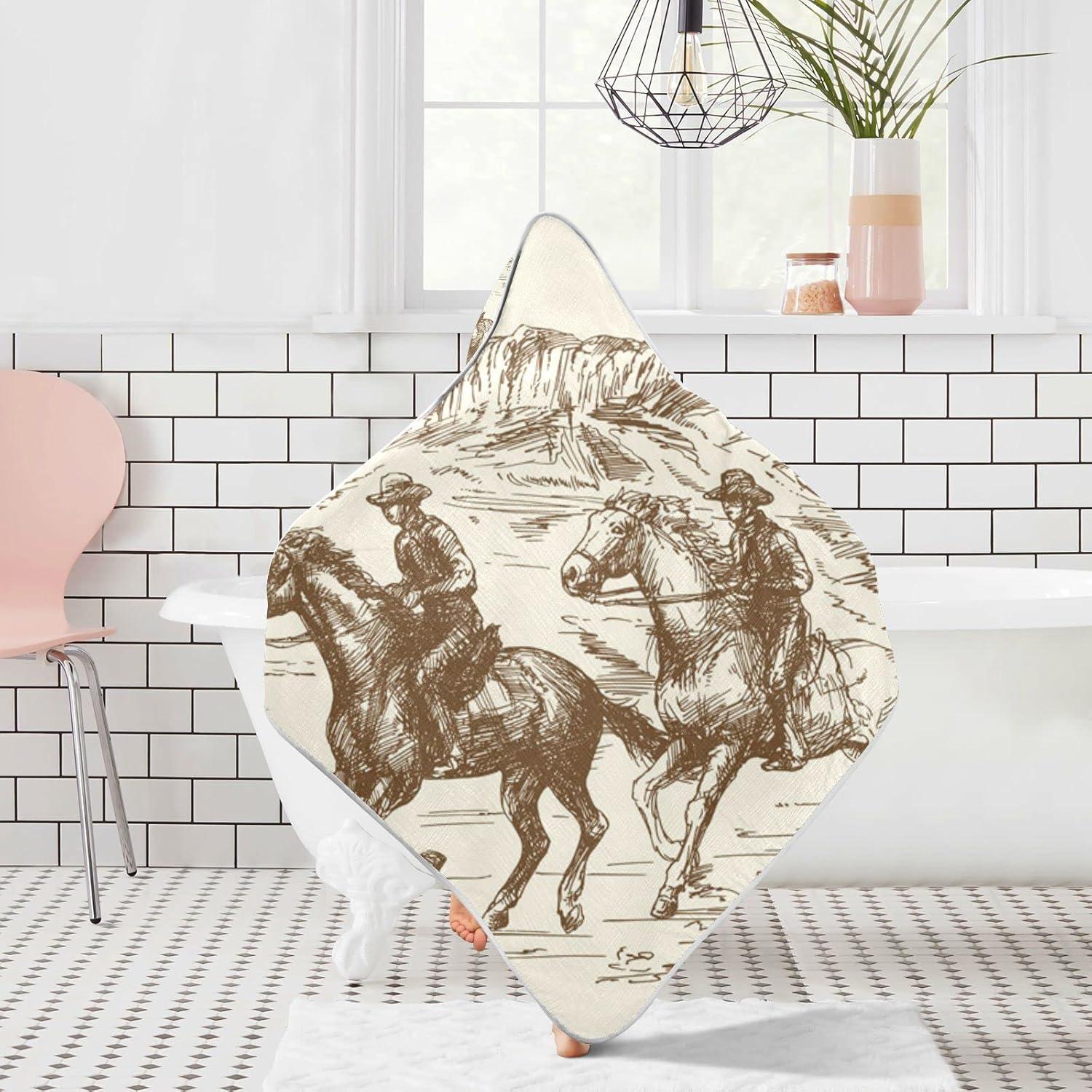 Toalla con Capucha para Bebé WELLDAY Algodón 76x76 cm