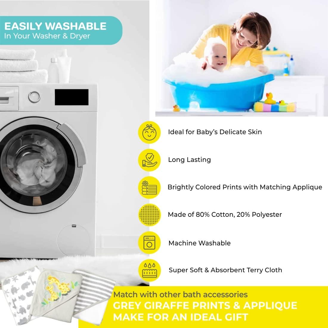 Juego de Toallas y Paños de Baño Spasilk 23 Piezas Gris