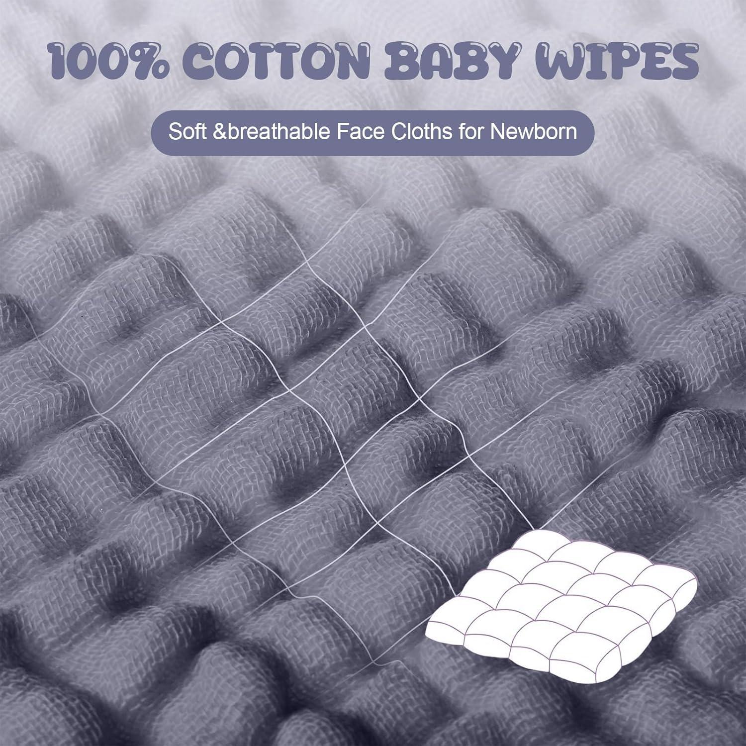 Pañuelos de Muselina Breling 20 Pcs 30x30 cm Algodón Suave