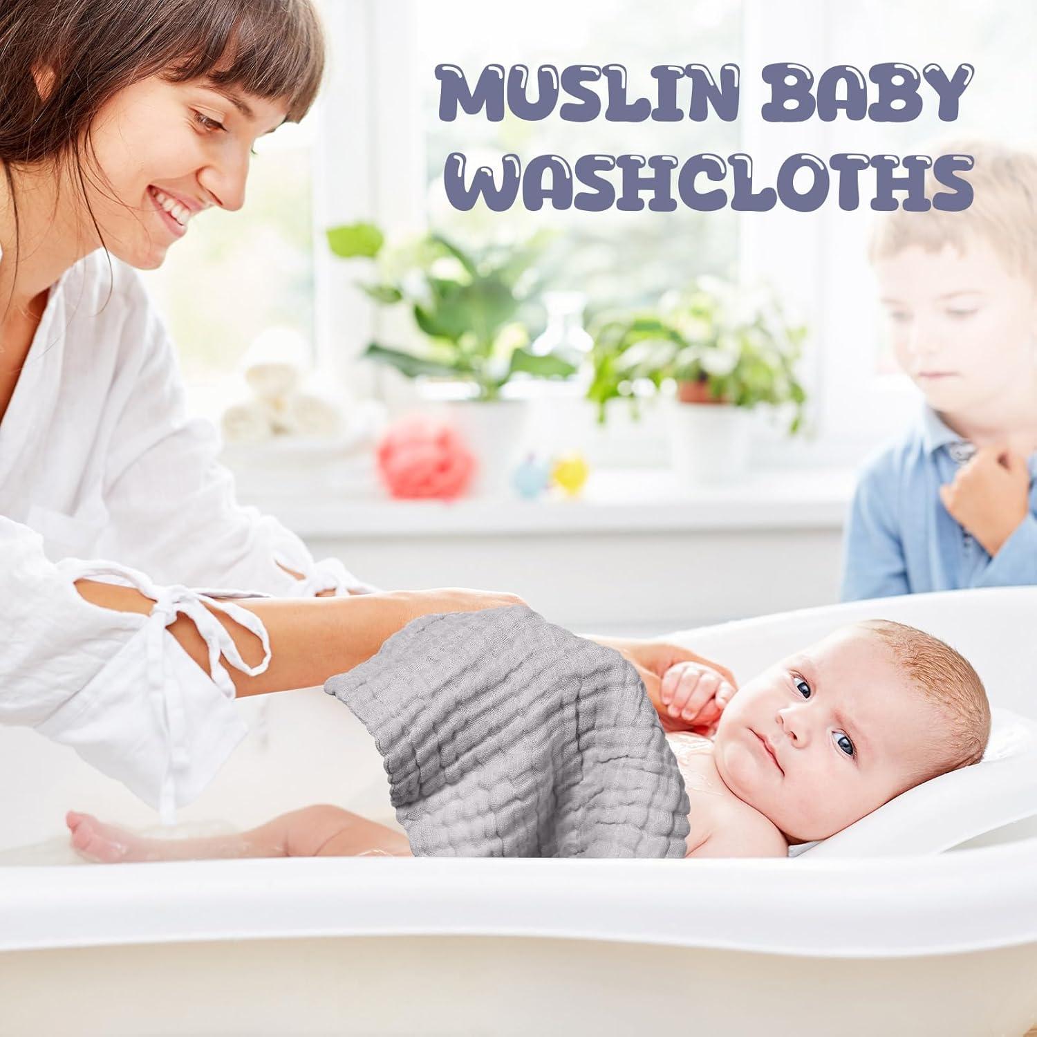 Pañuelos de Muselina Breling 20 Pcs 30x30 cm Algodón Suave