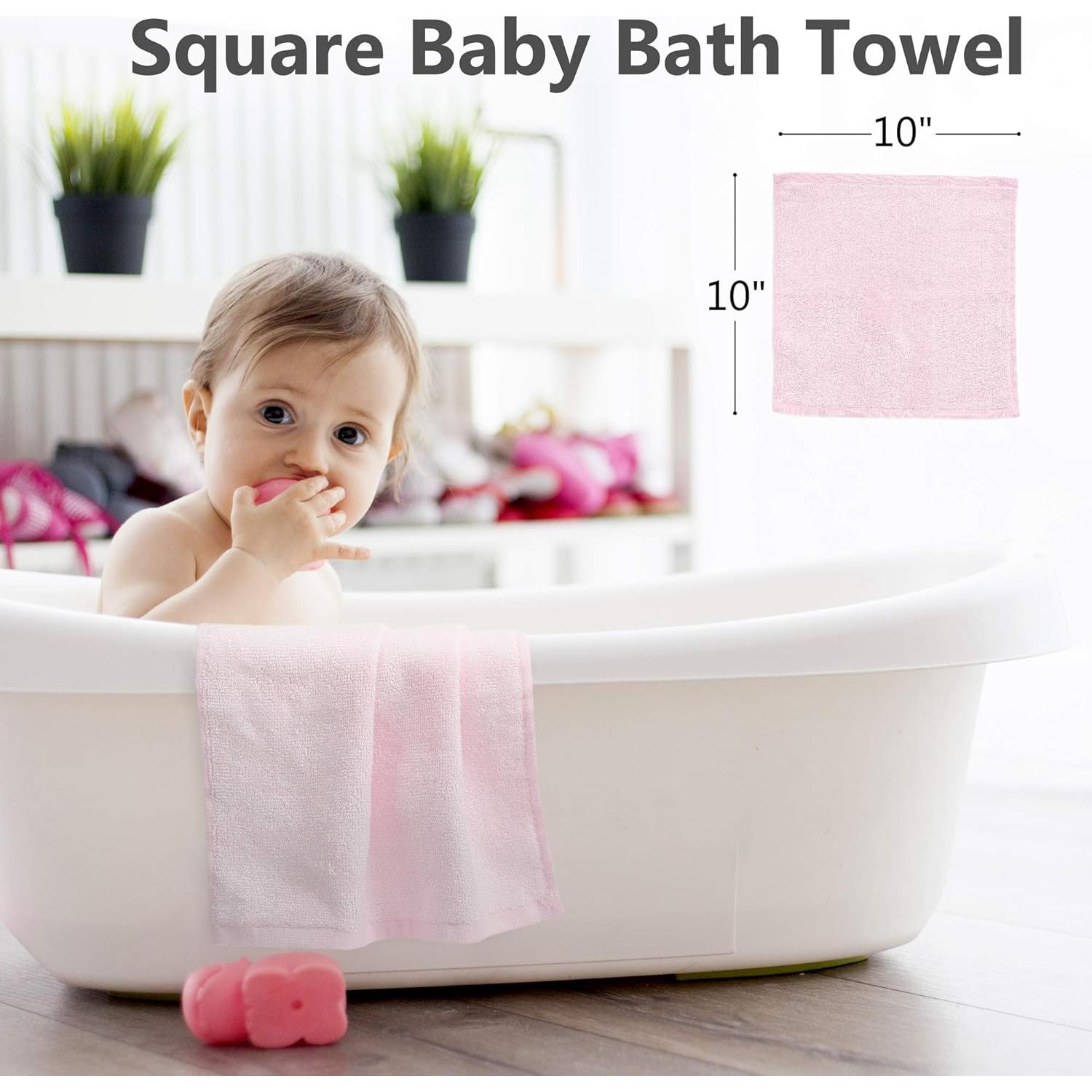 Toallitas para Bebé BESSLEE 6 Piezas 25.4cm Suaves y Absorbentes