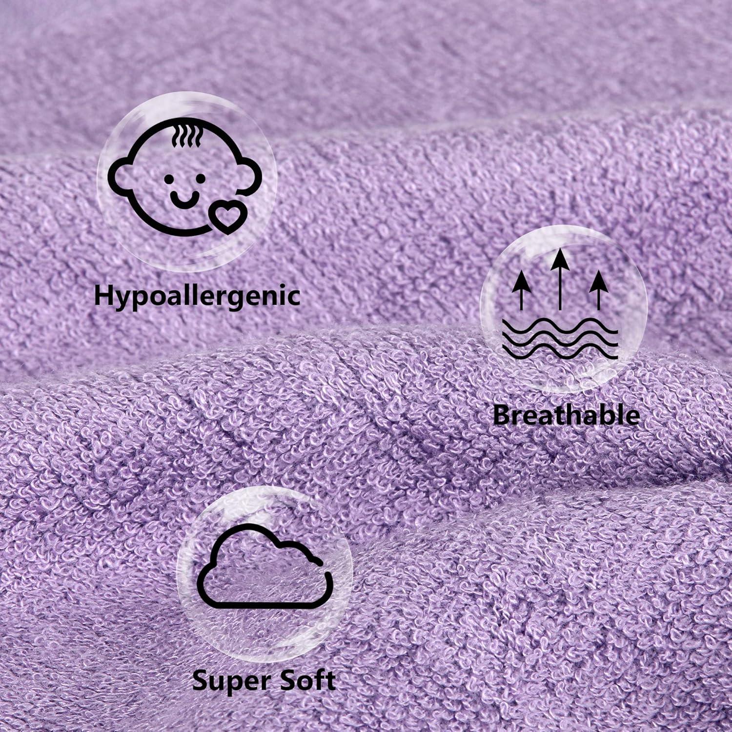 Toallitas para Bebé BESSLEE 6 Piezas 25.4cm Suaves y Absorbentes