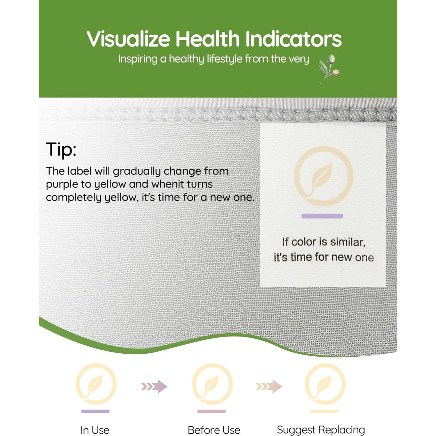 Toalla de Muselina con Capucha SUOSDEY 71x71 cm Verde