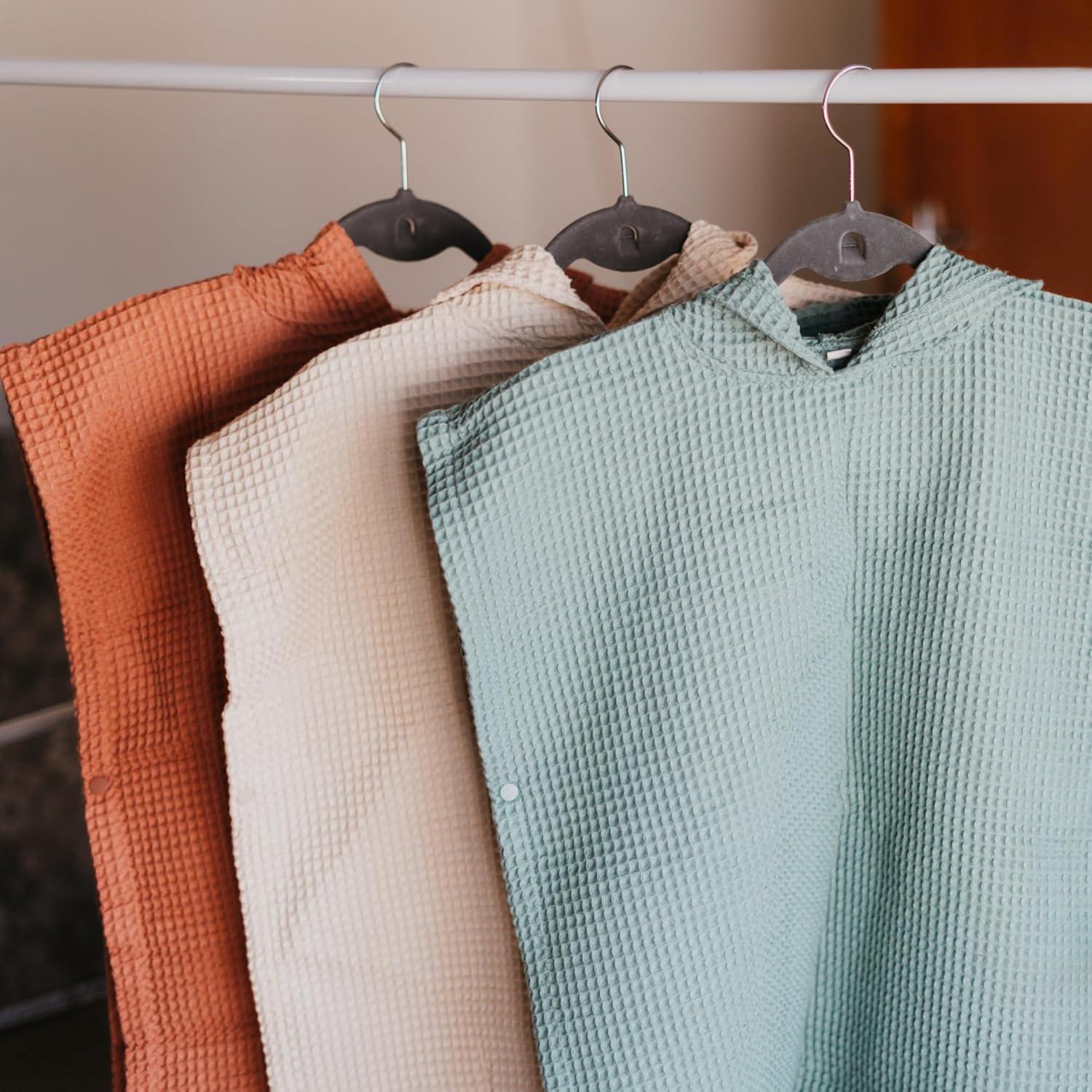 Toalla de Playa con Capucha ZICOTO Verde 60x52 cm Algodón