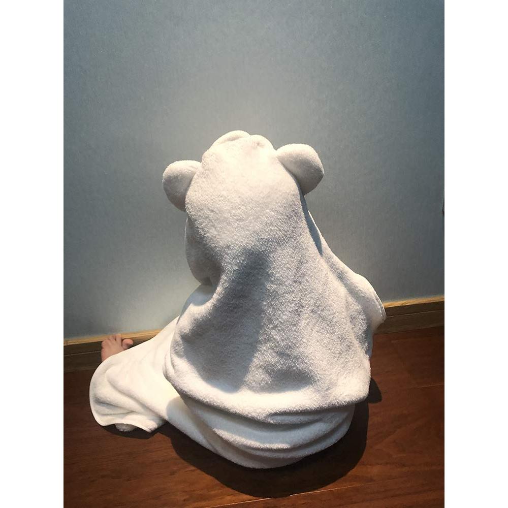 Toalla de Baño con Capucha ESTAMICO Unisex 90x90 cm Bordado