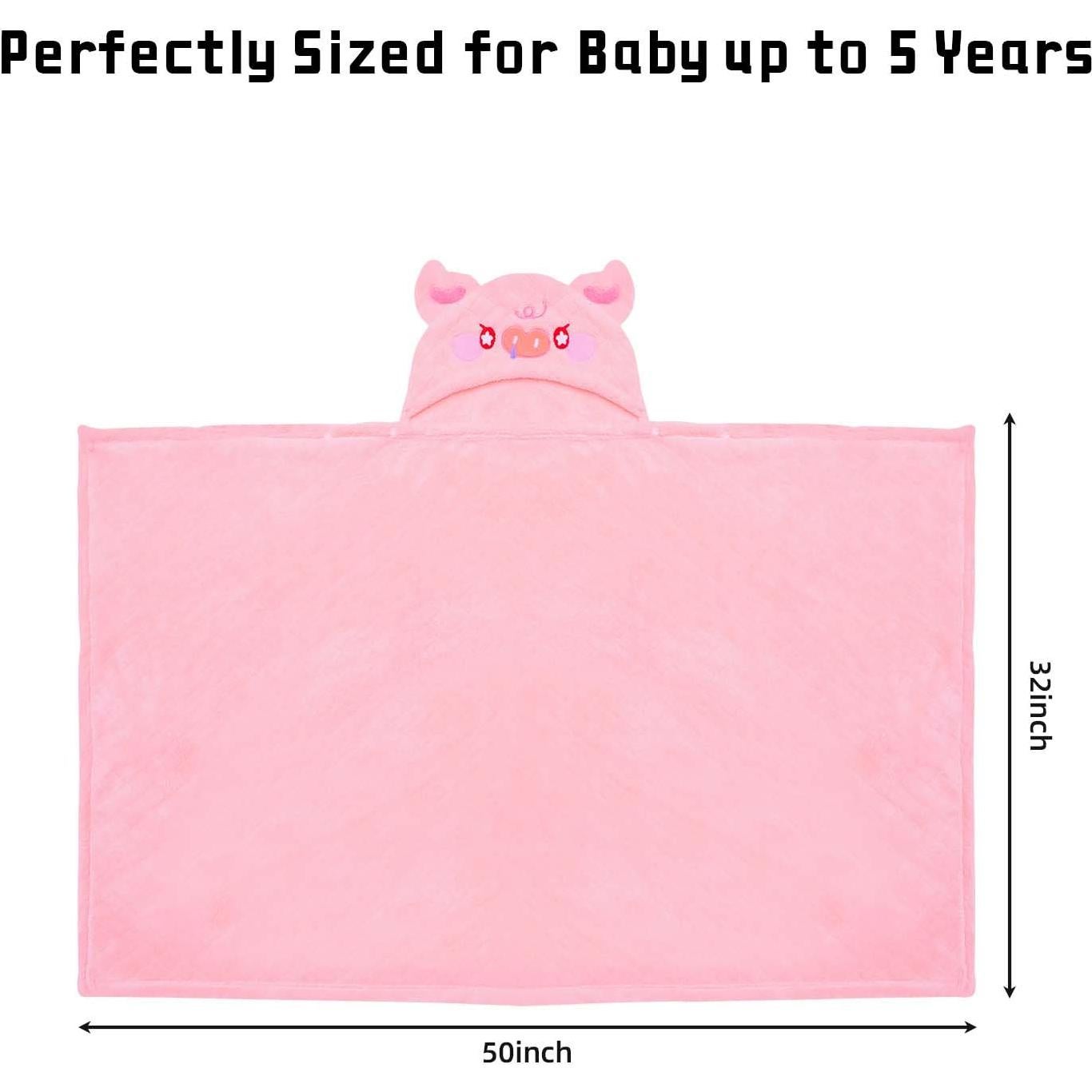 Toallas de baño con capucha FUBANRAY para niños 2 unidades