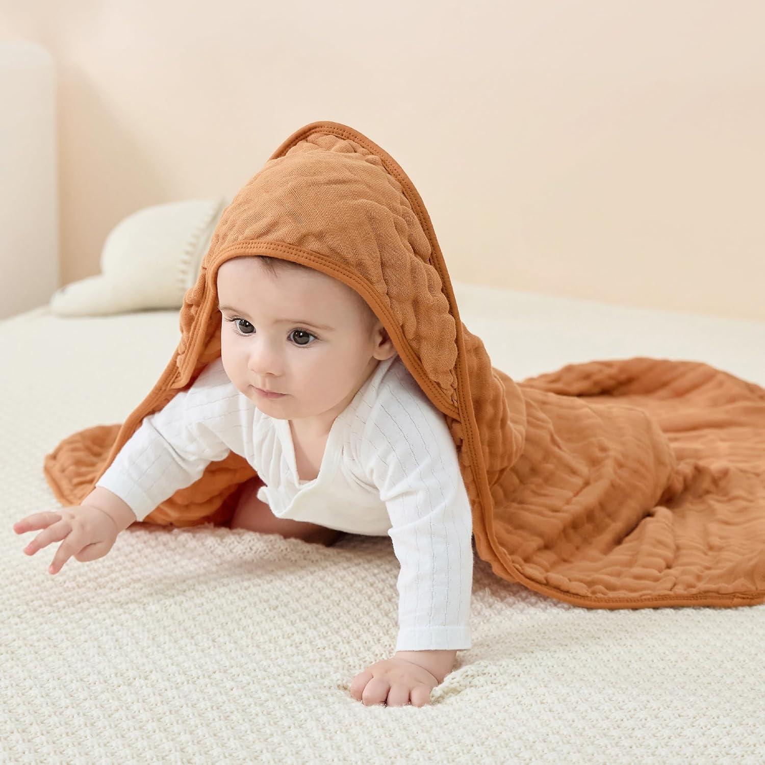 Toallas de Baño con Capucha JELLYMONI 100% Algodón 81x81 cm