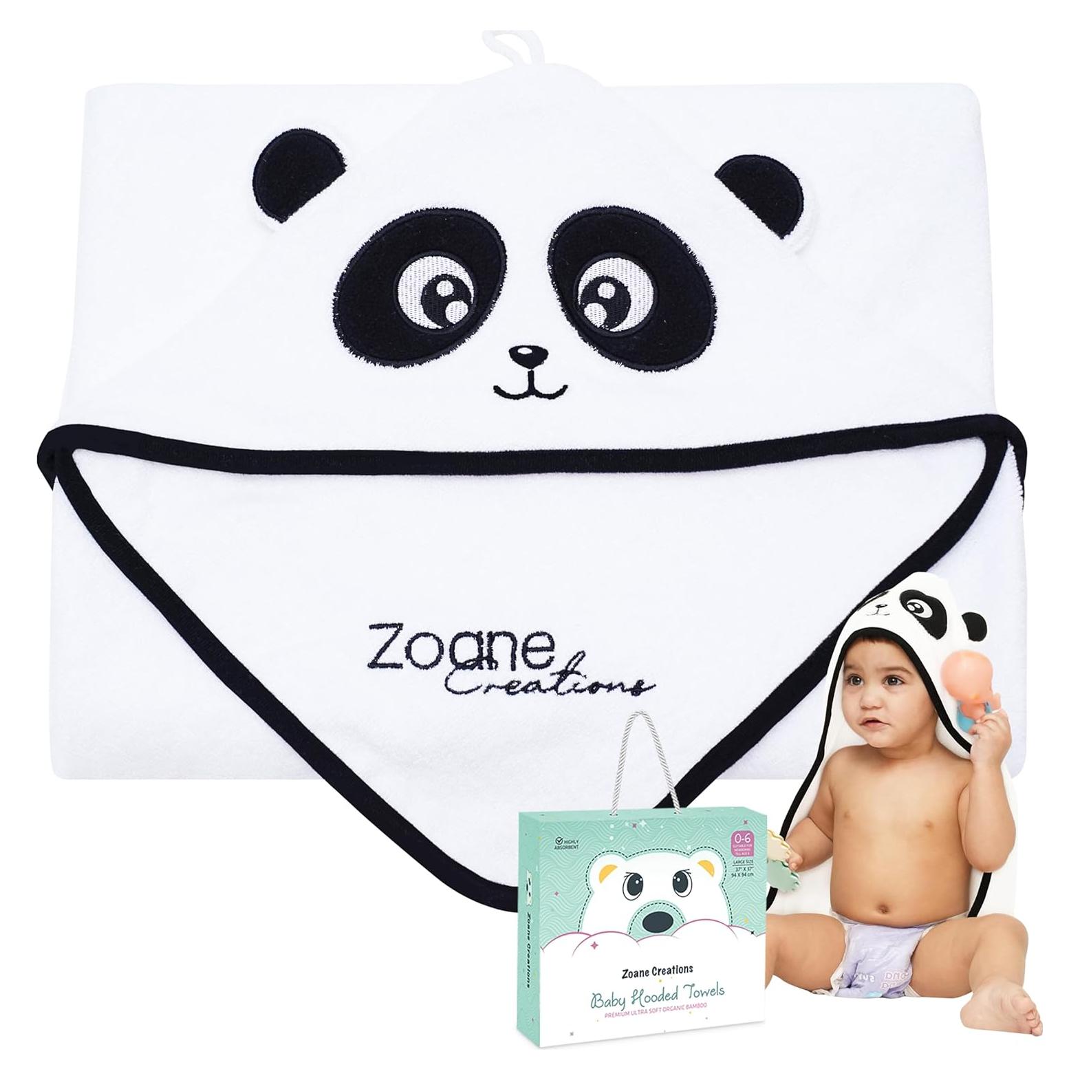 Toalla de Baño con Capucha Zoane Creations 94x94 cm 500 GSM