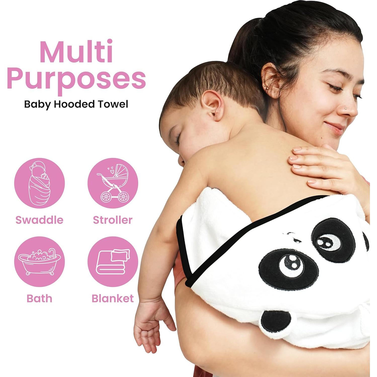 Toalla de Baño con Capucha Zoane Creations 94x94 cm 500 GSM