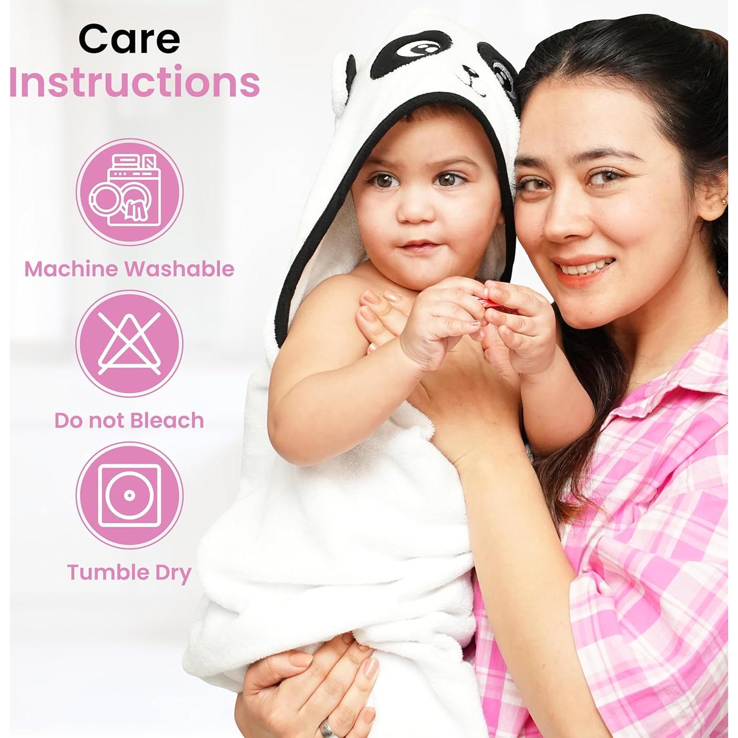 Toalla de Baño con Capucha Zoane Creations 94x94 cm 500 GSM