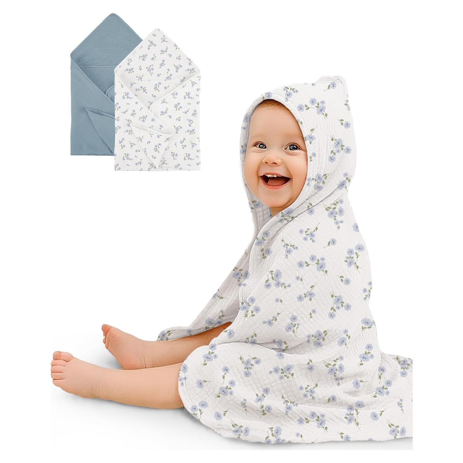 Toallas de Bebé con Capucha Wimist 76.2x76.2cm 2 Piezas