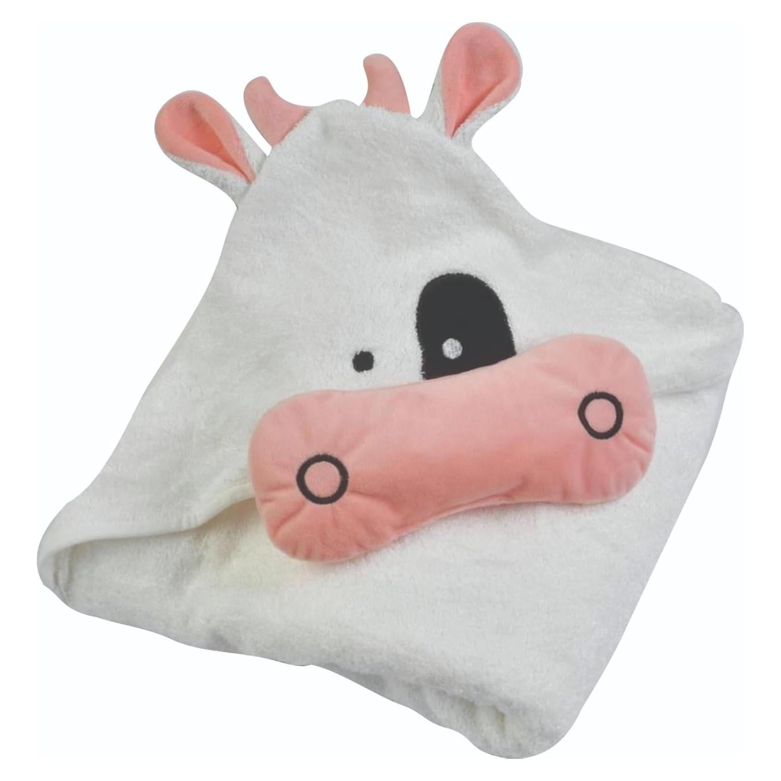 Toalla con Capucha POCASOPA Vaca 89x89 cm Hipoalergénica