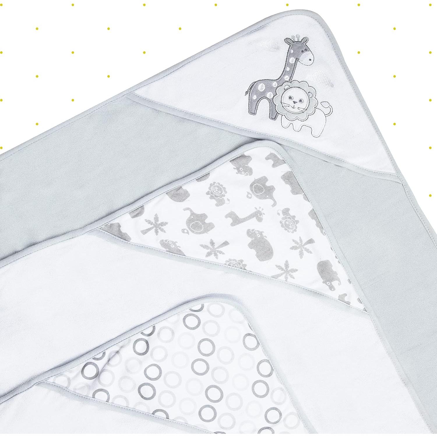 Conjunto de Toallas con Capucha y Paños Spasilk 23 Piezas