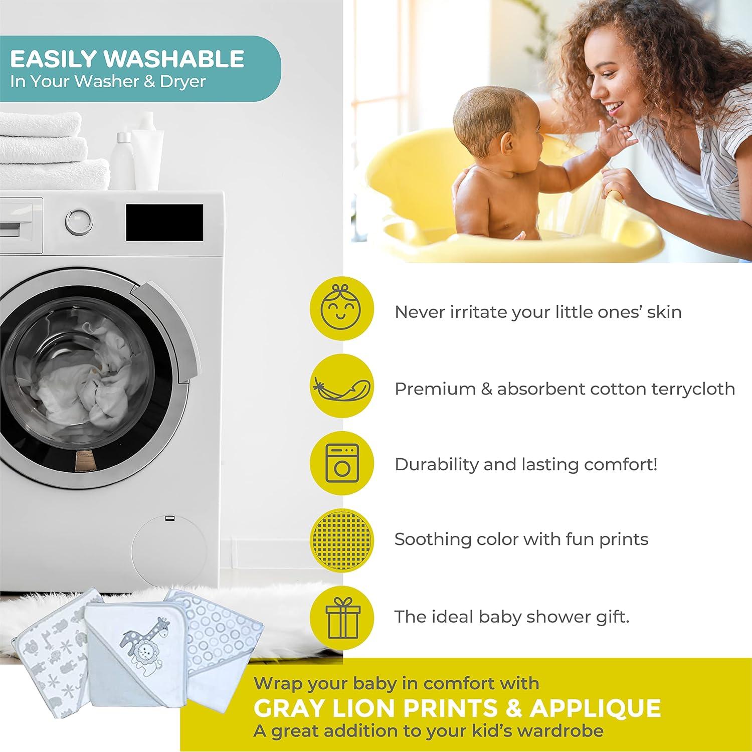 Conjunto de Toallas con Capucha y Paños Spasilk 23 Piezas