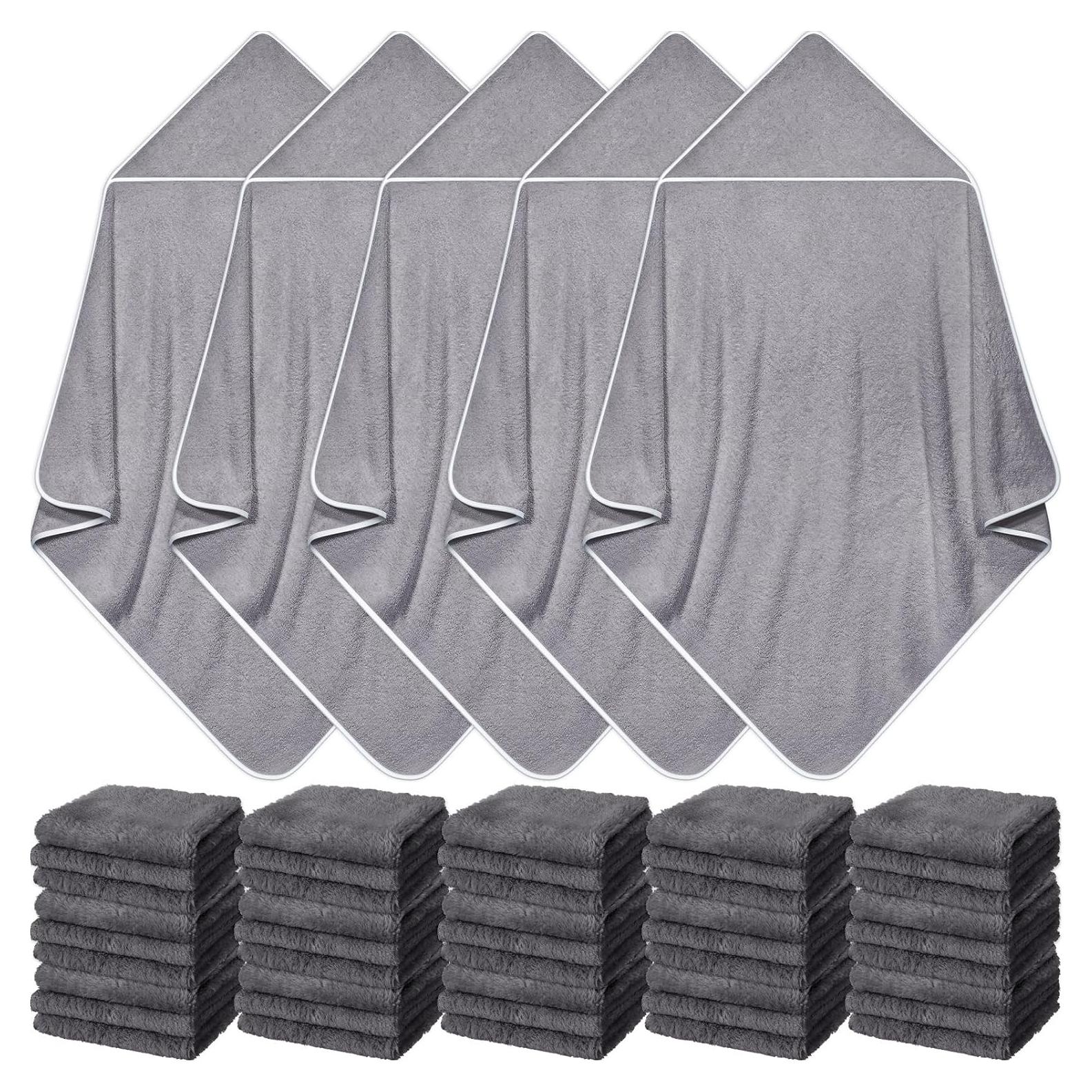 Buryeah Toallas con Capucha y Paños para Bebé - 20 Piezas