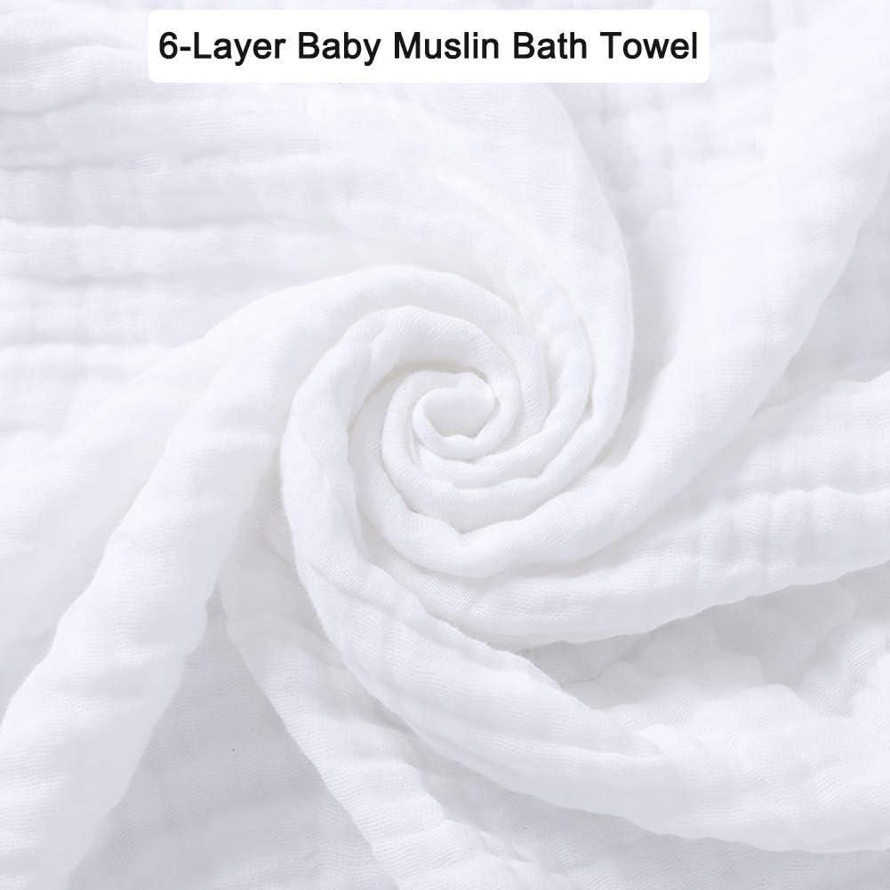 Toallas de Baño Aablexema Baby Muslin - Set 2 Grandes 109 cm