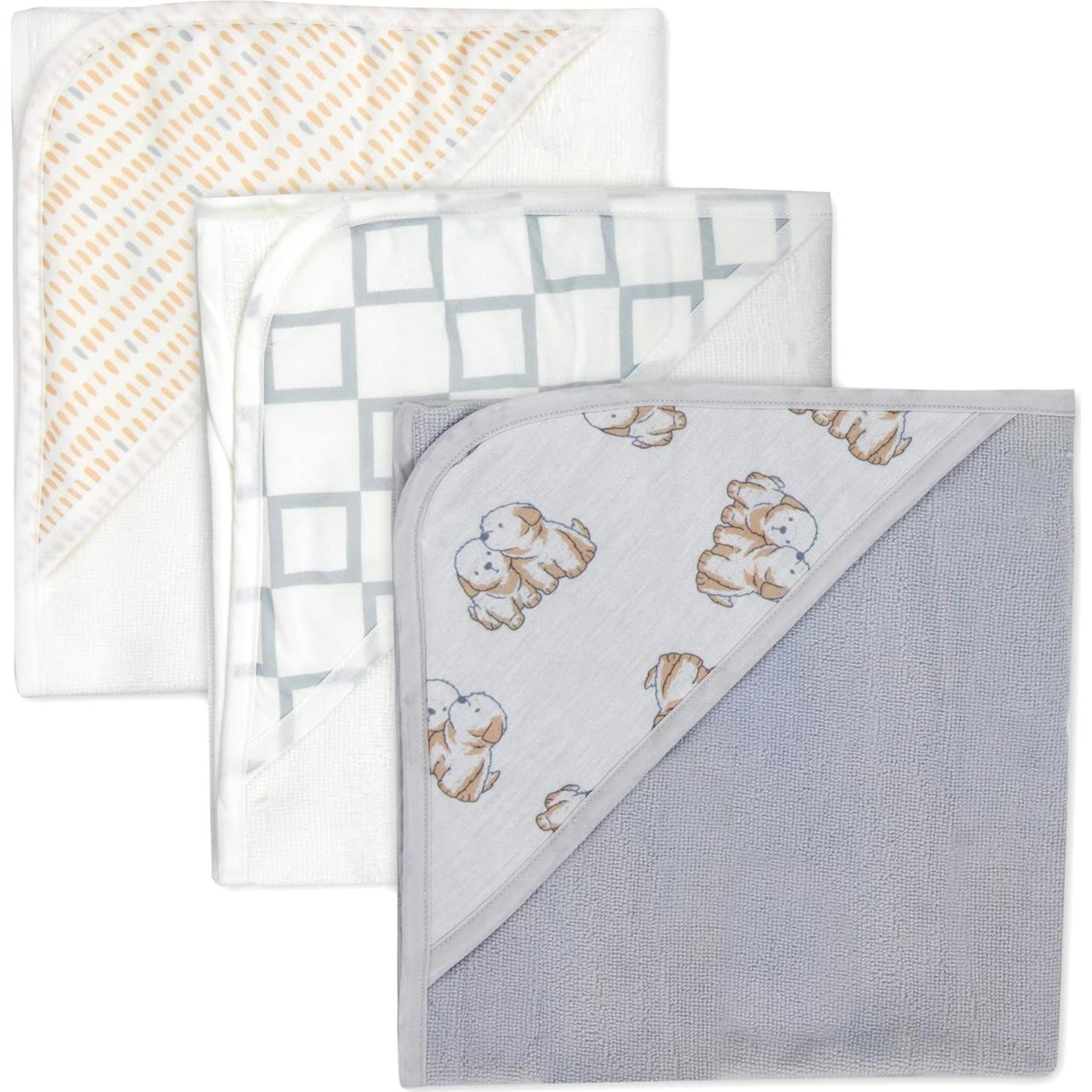 Juego de Toallas de Baño con Capucha Baby Essentials 6 Piezas