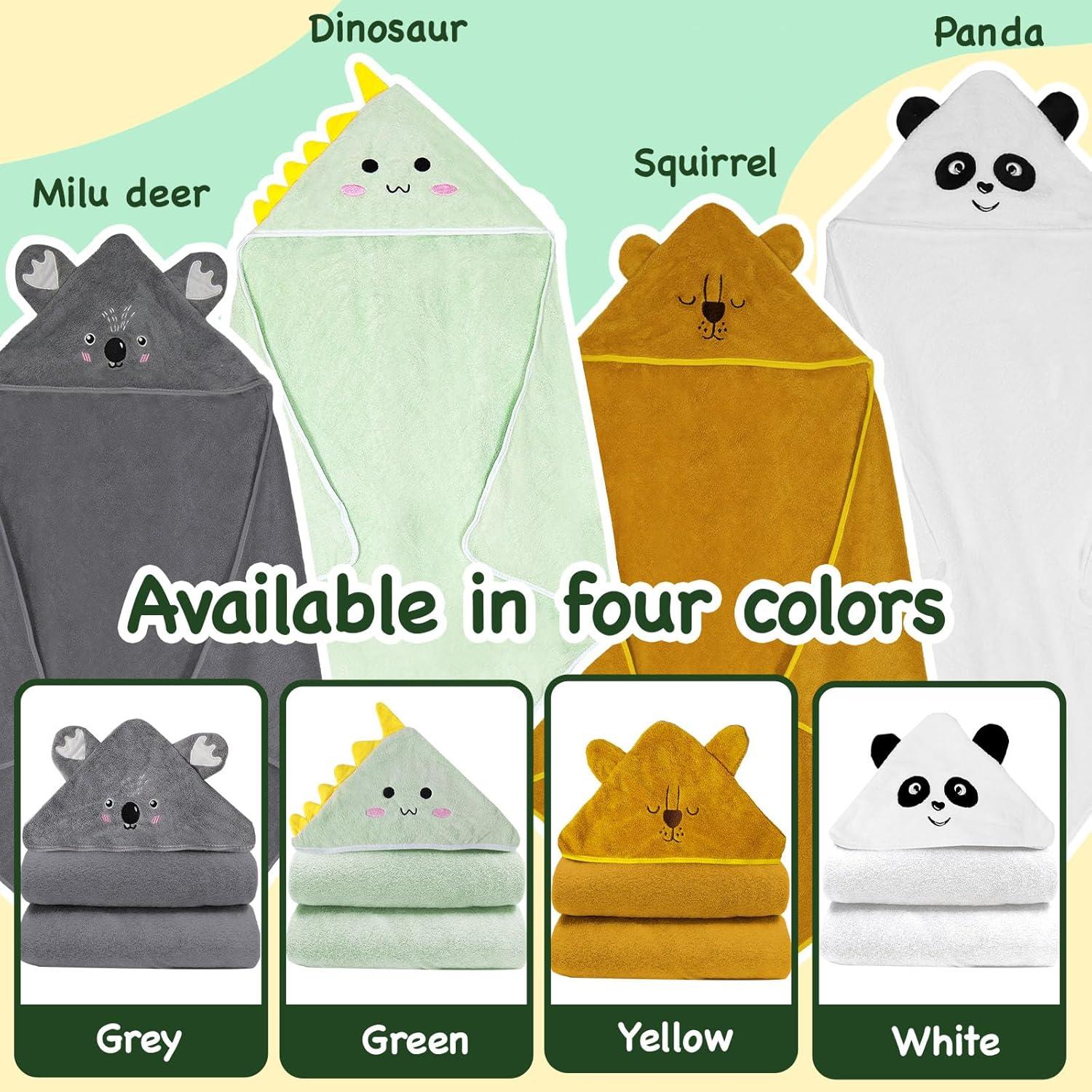 Toallas con Capucha xpertwarm 4 Piezas para Bebés 80x80cm