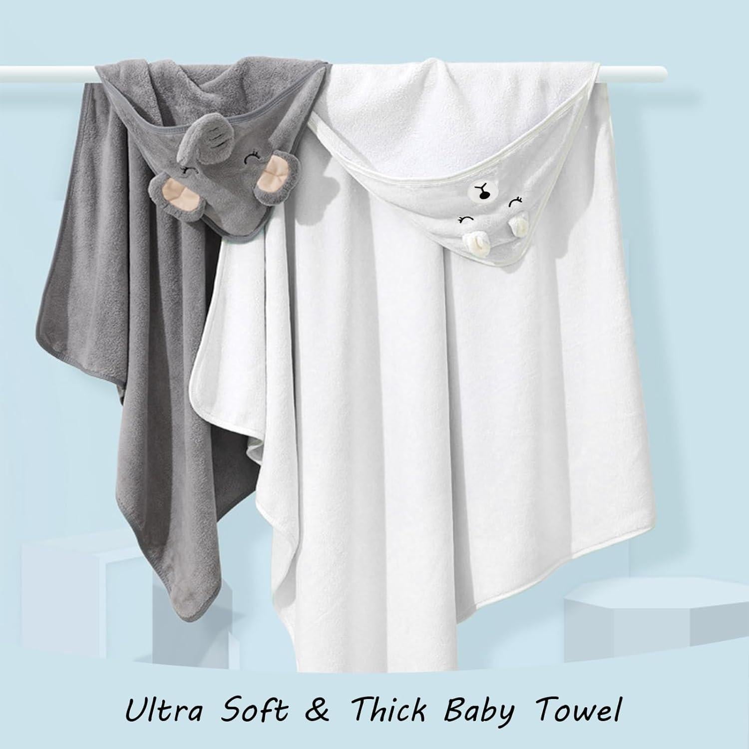 Paquete de 3 Toallas de Bebé con Capucha ROXANEPIG 79x79cm