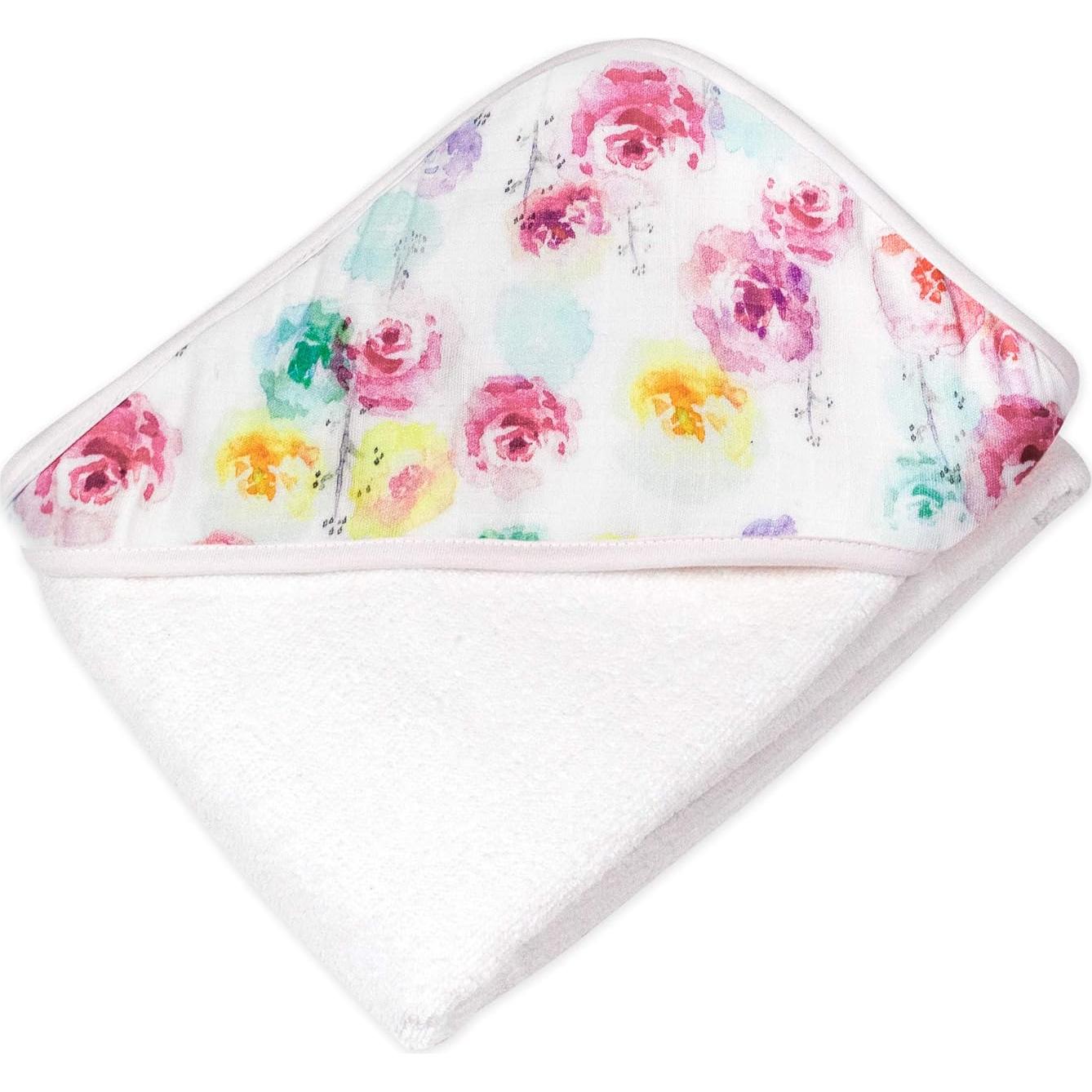 Toallas con Capucha HonestBaby 2-Pack Algodón Orgánico Rosa