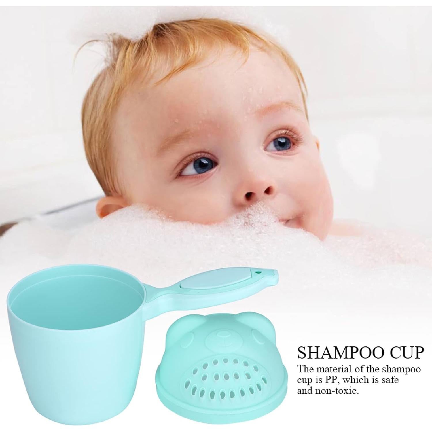 Taza de Enjuague para Bebés Haosie Desmontable Verde 20x10.7cm