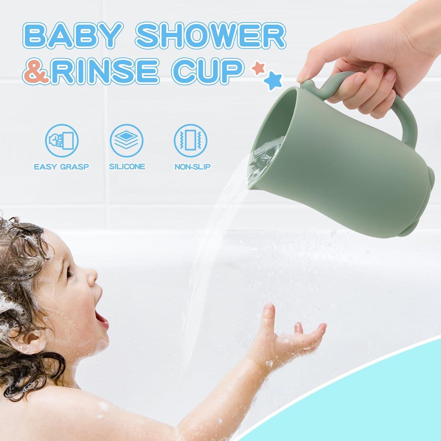 Taza de Enjuague para Baño MANDOO - Silicona Alimenticia 830 mL