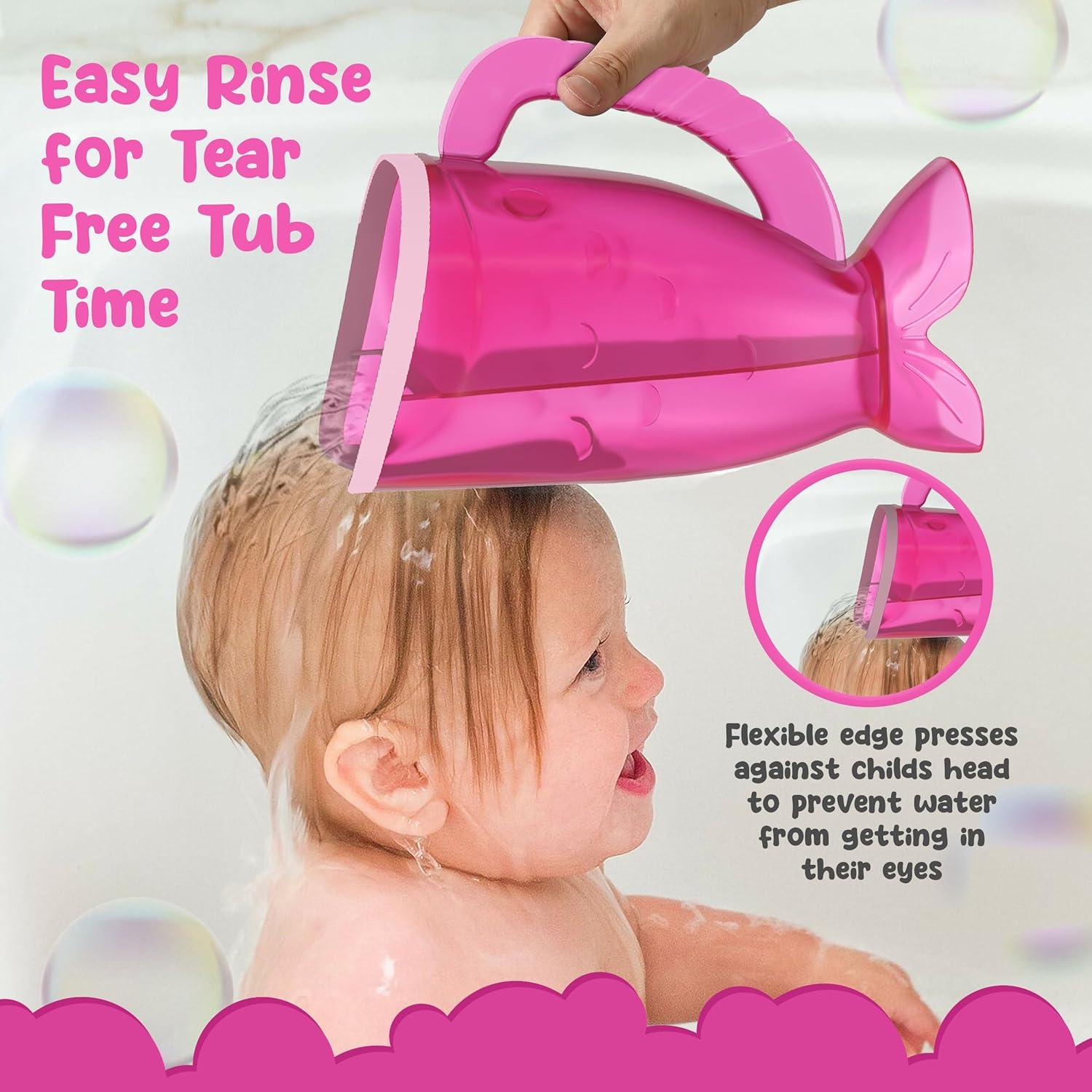 Taza de Enjuague para Bebés Justchee Rosa - Sin Lloros, Libre de BPA