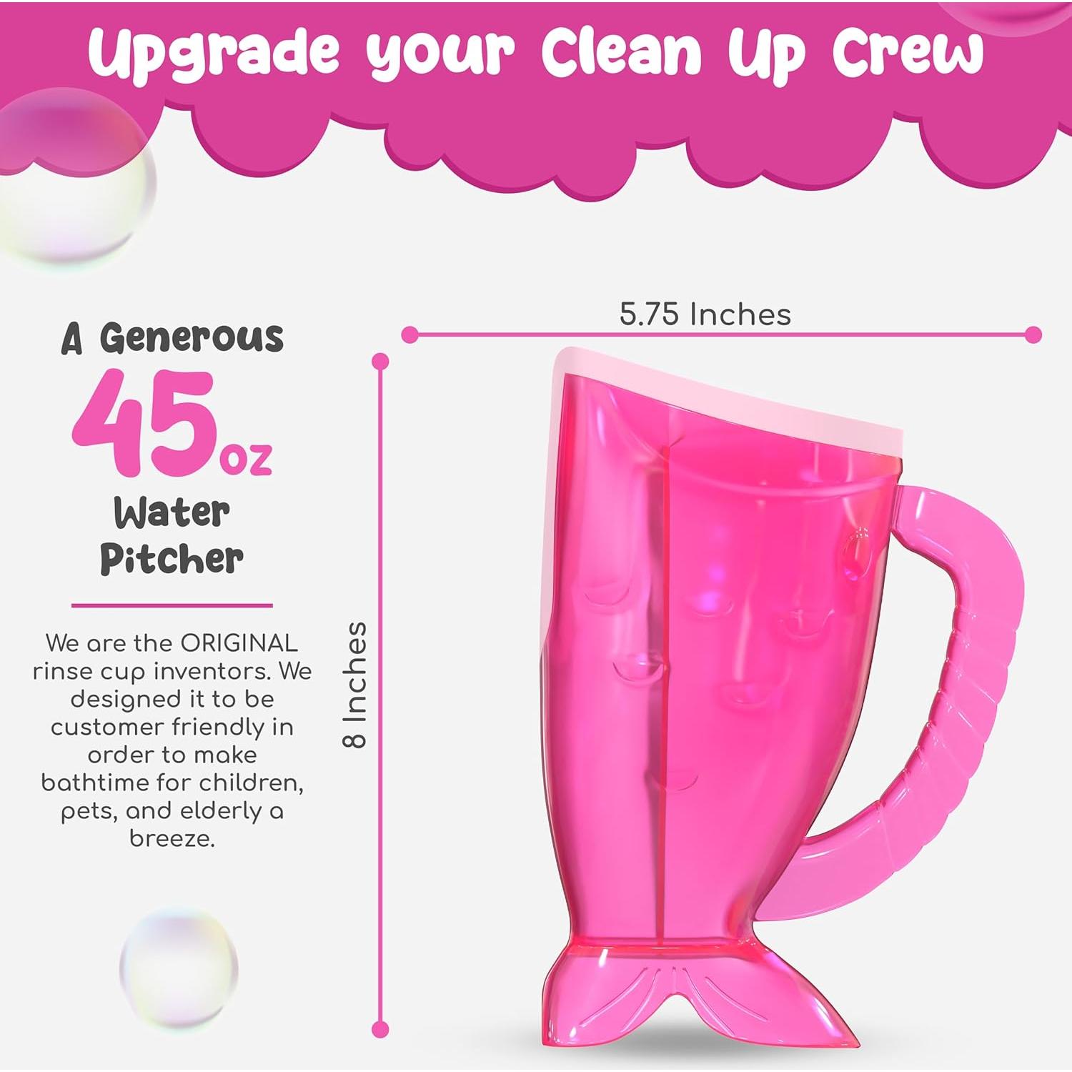 Taza de Enjuague para Bebés Justchee Rosa - Sin Lloros, Libre de BPA