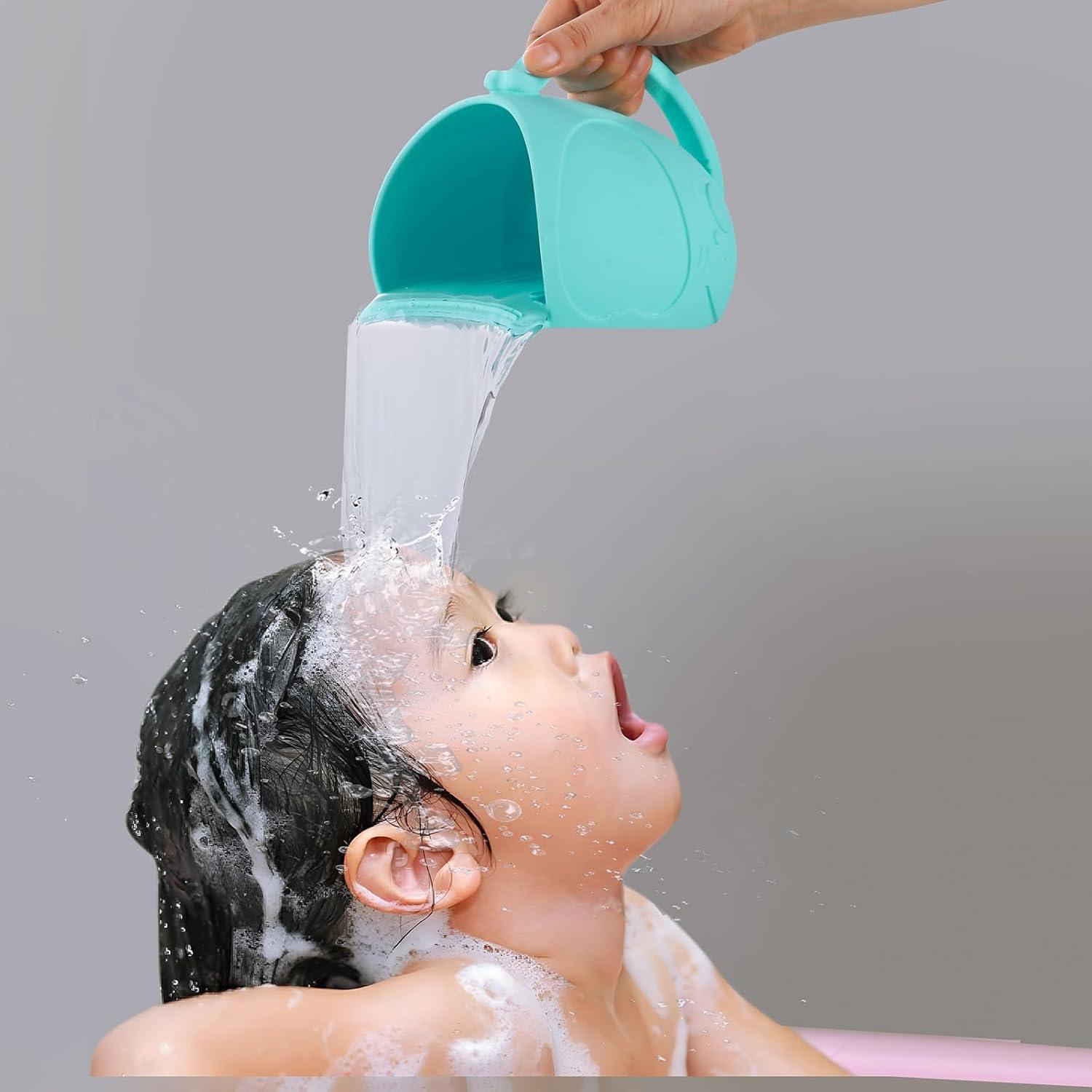 Taza de Enjuague para Bebés PandaEar 1200ml Silicona Azul