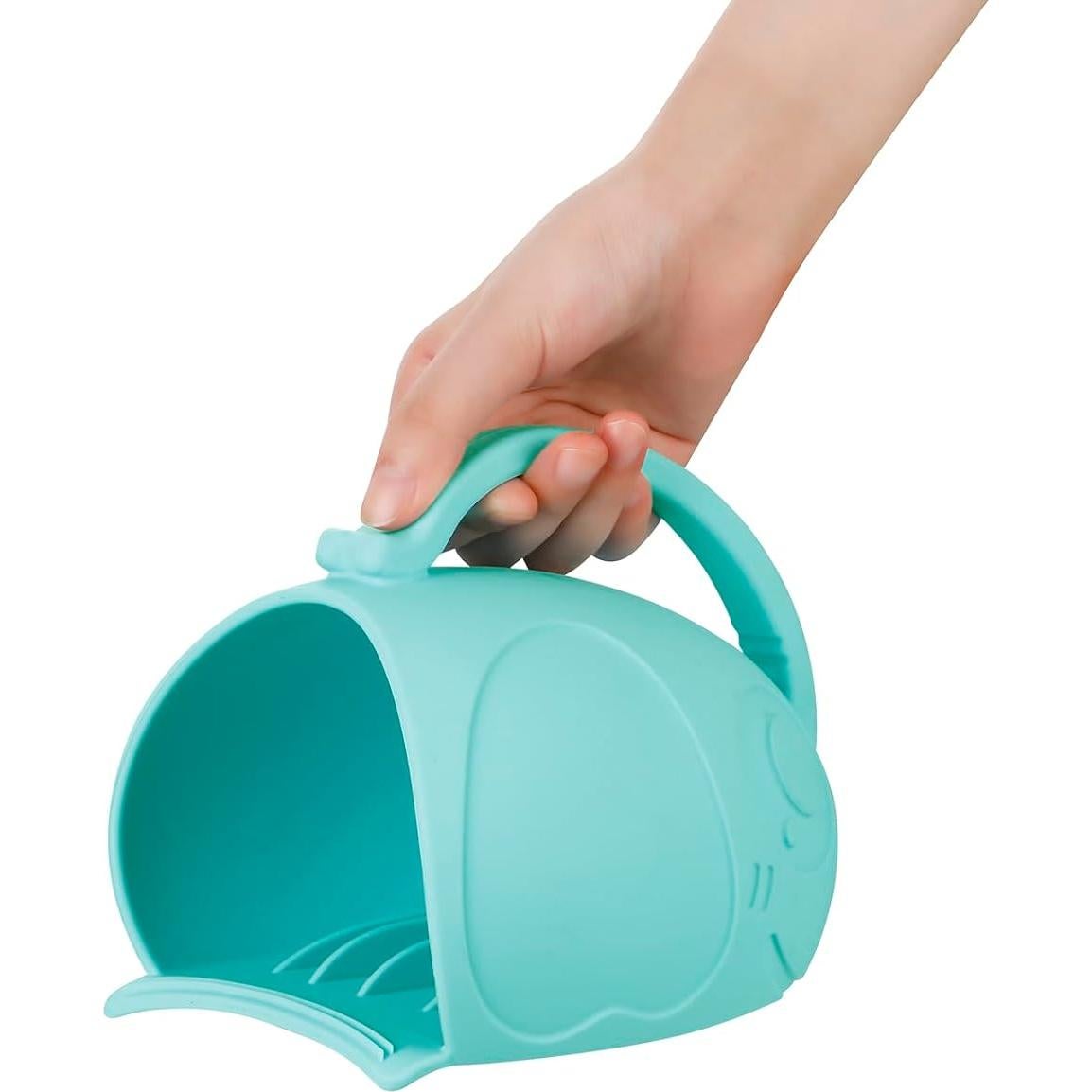 Taza de Enjuague para Bebés PandaEar 1200ml Silicona Azul