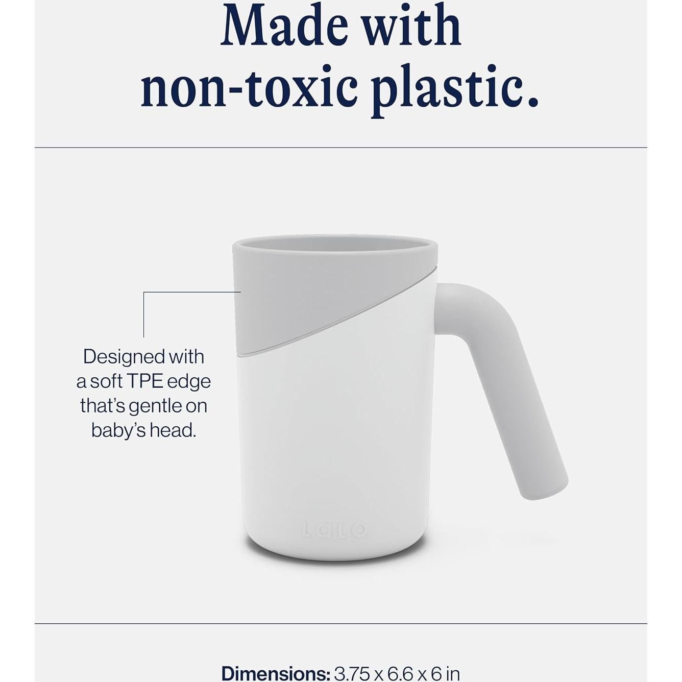 Taza de Baño para Bebé Lalo Coco - Sin Lagrimas, Ligera, No Tóxica