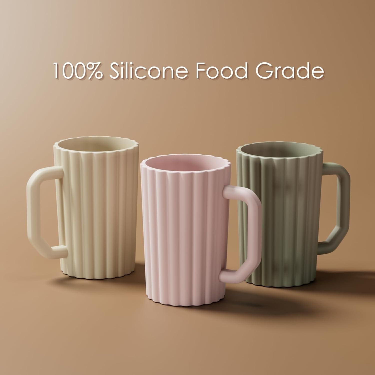 Taza de Enjuague para Bebés Mintlyfe Rosa 620ml Silicona