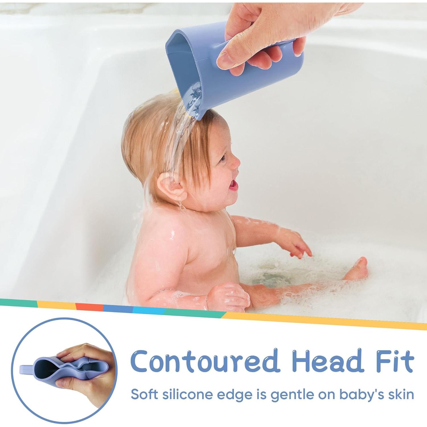 EASICUTI Taza de Enjuague para Bebés Silicona Azul 190g