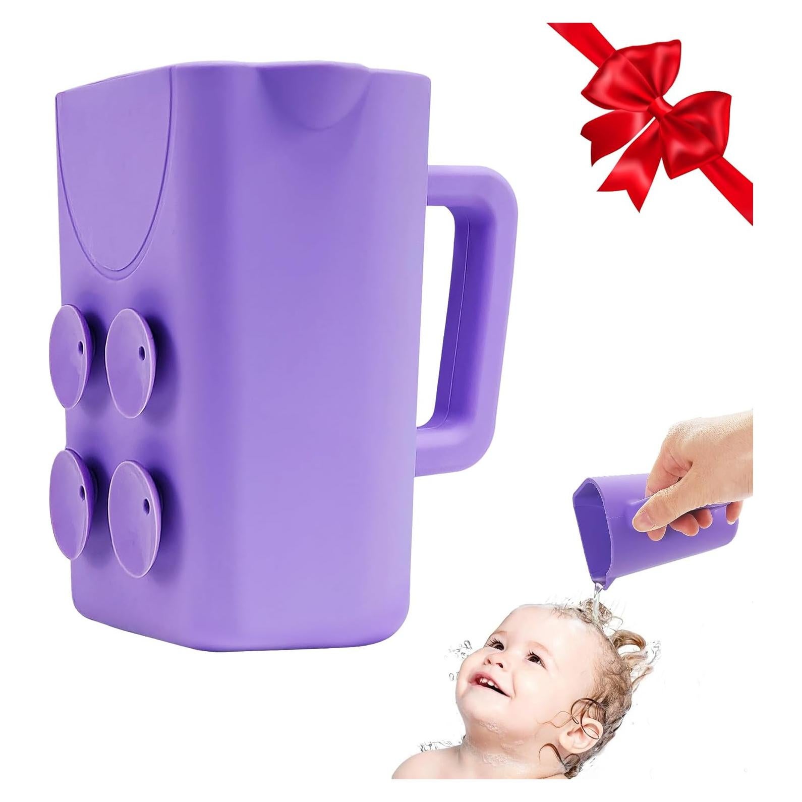 Taza de Enjuague para Bebés EASICUTI Silicona Morado 210g